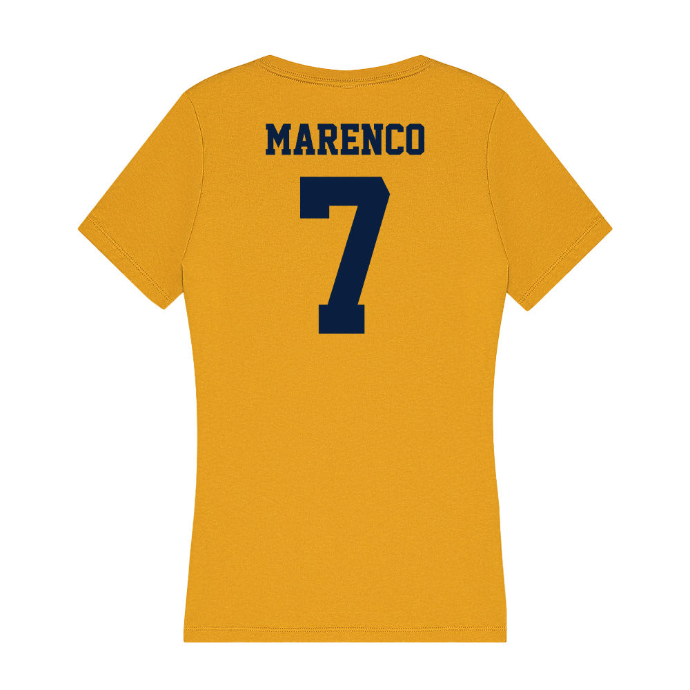 AU - NCAA Baseball : Spencer Marenco - Women's V-Neck T-Shirt-1