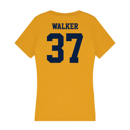 AU - NCAA Baseball : Caleb Walker - Women's V-Neck T-Shirt-1