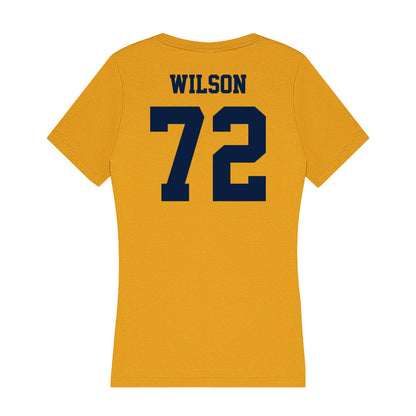 AU - NCAA Football : Carson Wilson - Women's V-Neck T-Shirt-1