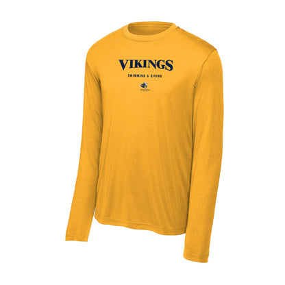 AU - NCAA Men's Swimming & Diving : Henry Lasher - Activewear Long Sleeve T-Shirt-0