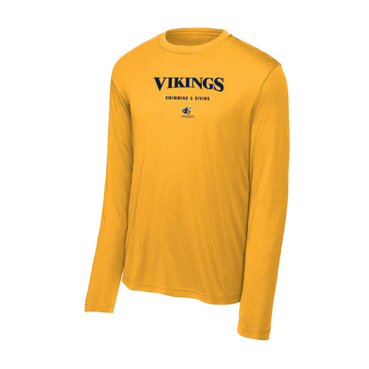 AU - NCAA Men's Swimming & Diving : Henry Lasher - Activewear Long Sleeve T-Shirt-0