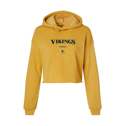 AU - NCAA Football : Vernon Malone Iii - Women's Crop Fleece Hoodie-0