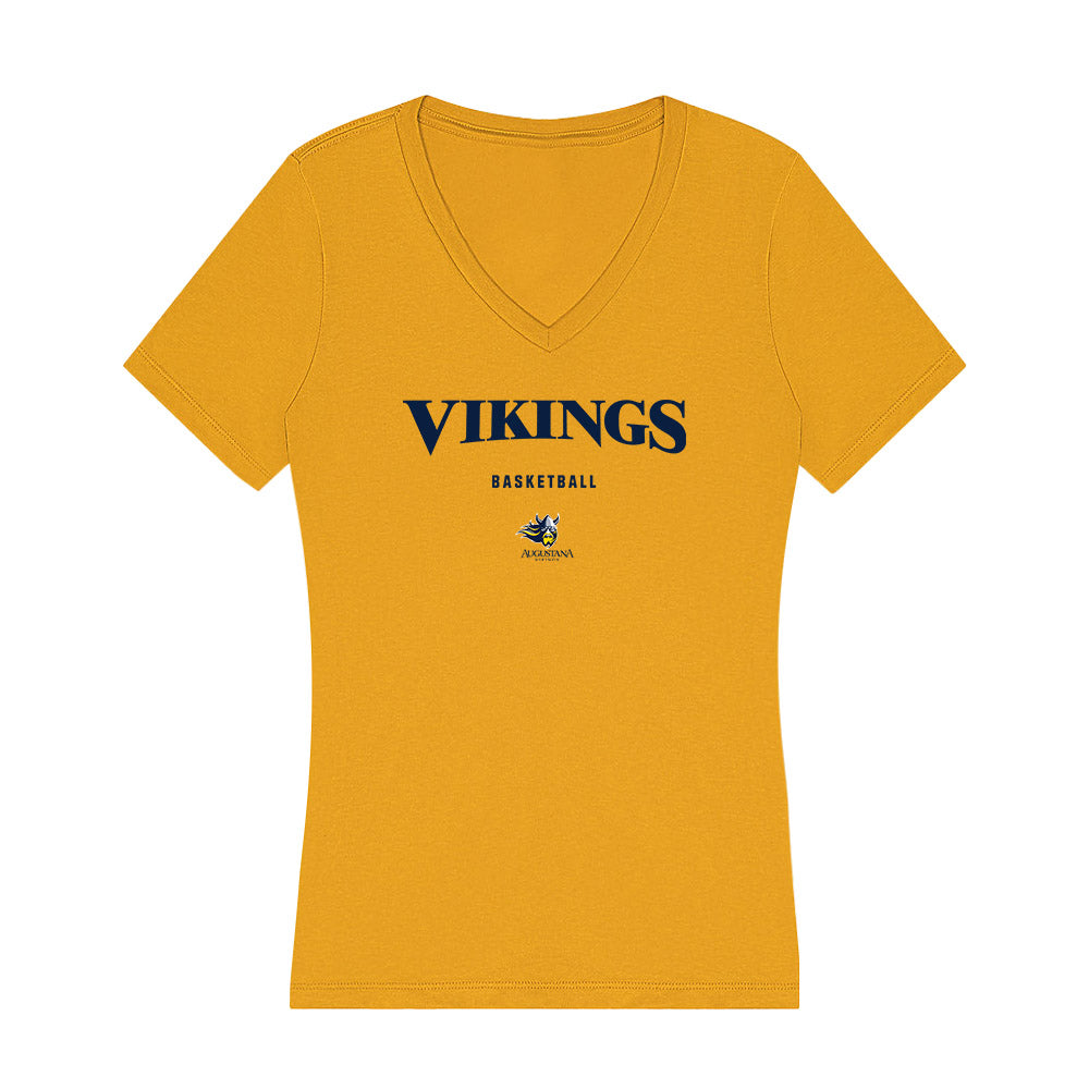 AU - NCAA Women's Basketball : Isabella Sanneh - Women's V-Neck T-Shirt-0