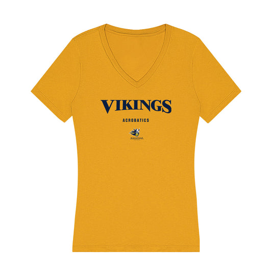AU - NCAA Acrobatics & Tumbling : Adriana Ware - Women's V-Neck T-Shirt-0