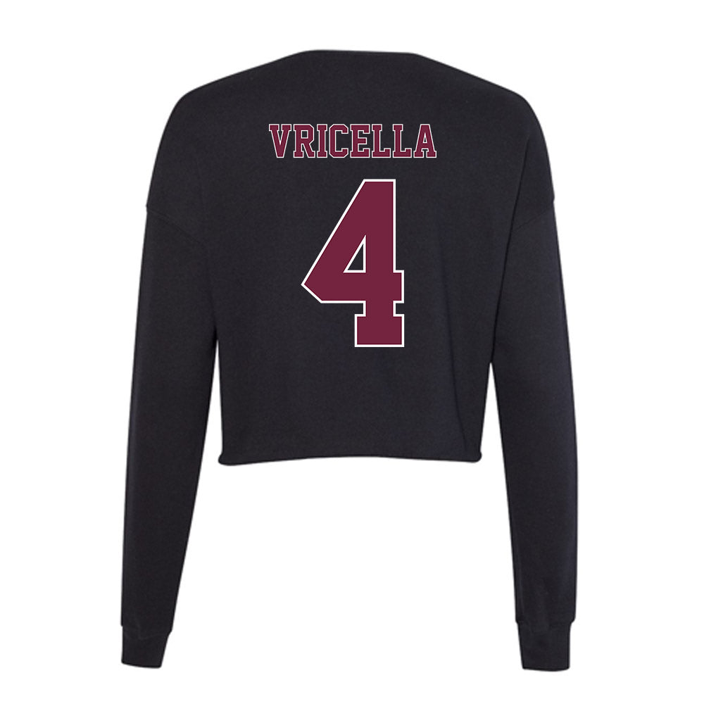 Fordham - NCAA Women's Soccer : Olivia Vricella - Women's Cropped Crew Fleece-1