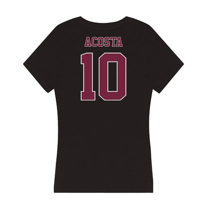 Fordham - NCAA Women's Soccer : Julia Acosta - Women's V-Neck T-Shirt-1