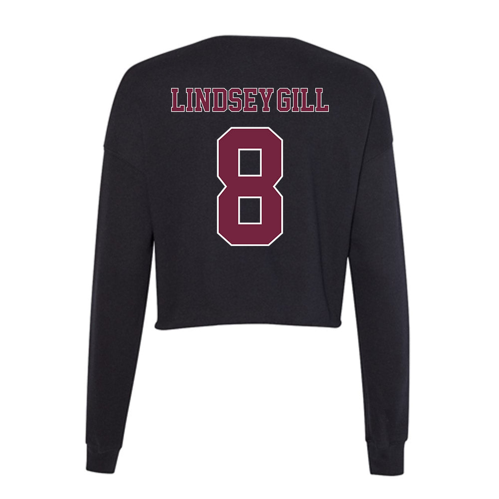 Fordham - NCAA Football : Nate Lindsey-Gill - Women's Cropped Crew Fleece-1