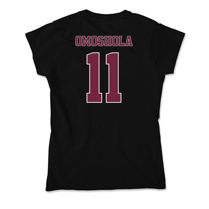 Fordham - NCAA Women's Basketball : Precious Omoshola - Soft Style Women’s T-Shirt-1
