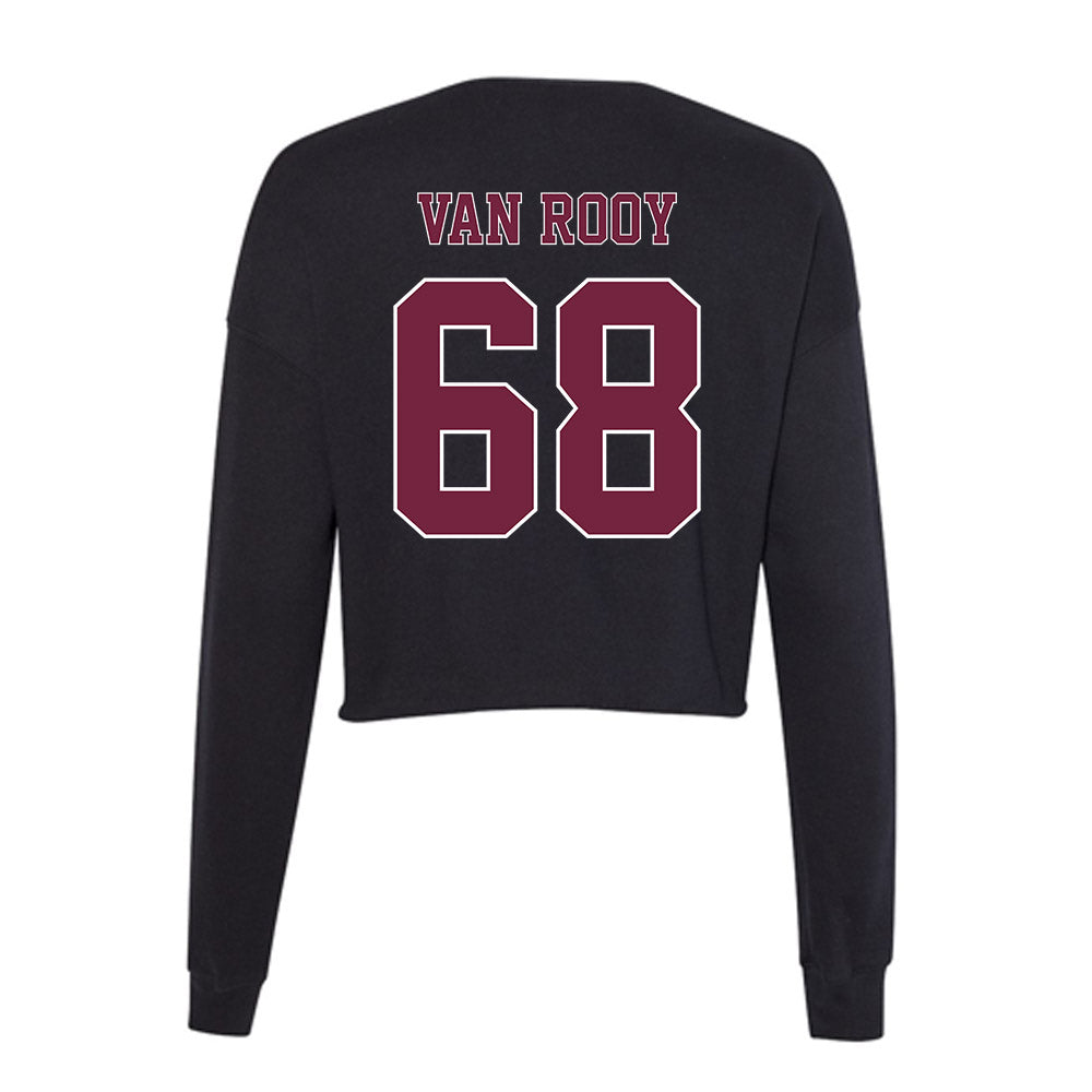 Fordham - NCAA Football : Colin Van Rooy - Women's Cropped Crew Fleece-1