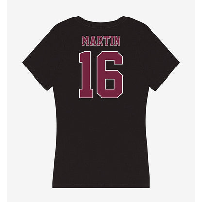 Fordham - NCAA Men's Water Polo : Charlie Martin - Women's V-Neck T-Shirt-1