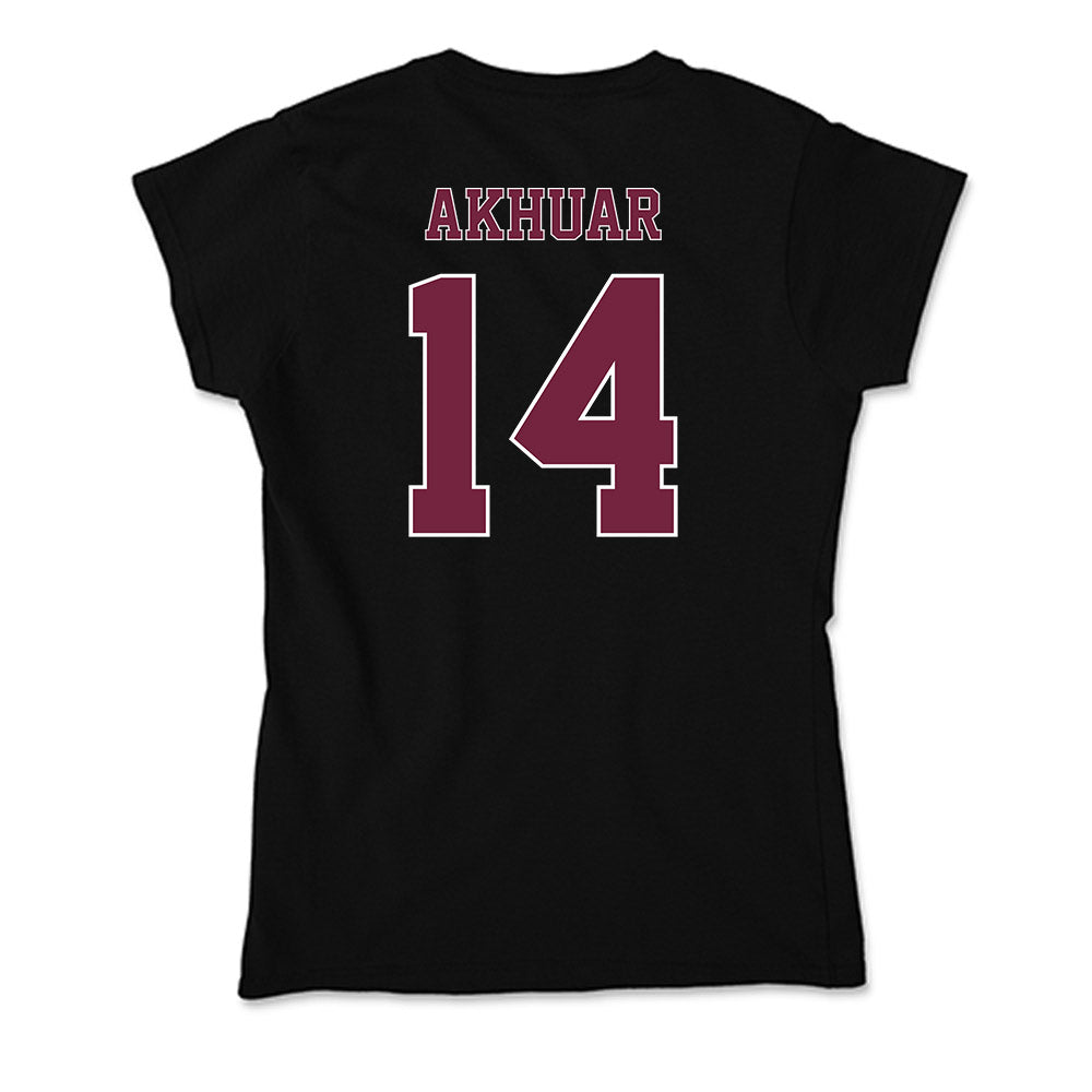Fordham - NCAA Men's Basketball : Roor Akhuar - Soft Style Women’s T-Shirt-1