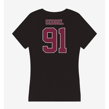 Fordham - NCAA Football : Cole Siegel - Women's V-Neck T-Shirt-1