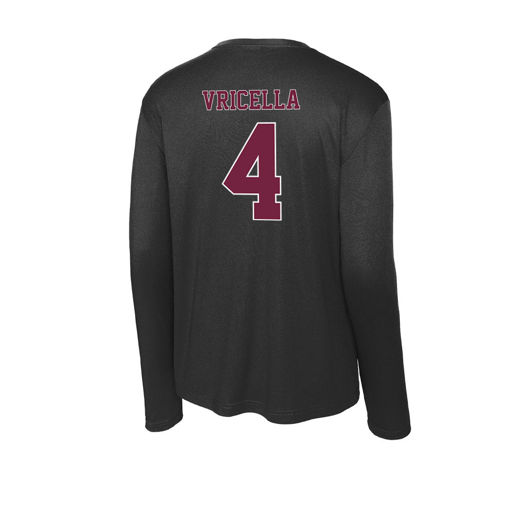 Fordham - NCAA Women's Soccer : Olivia Vricella - Activewear Long Sleeve T-Shirt-1