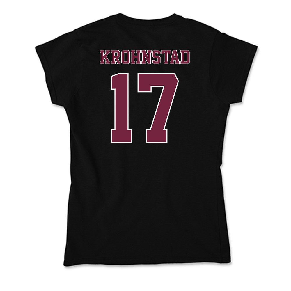 Fordham - NCAA Men's Soccer : Erik Krohnstad - Soft Style Women’s T-Shirt-1