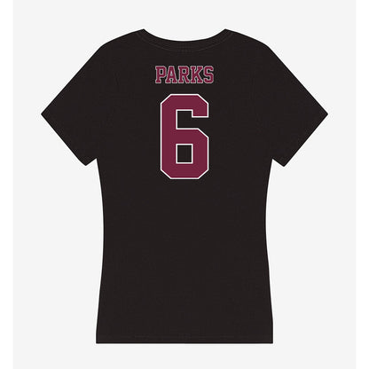 Fordham - NCAA Football : Ricky Parks - Women's V-Neck T-Shirt-1
