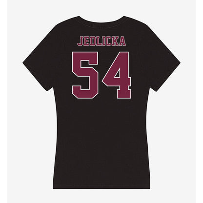 Fordham - NCAA Football : Jack Jedlicka - Women's V-Neck T-Shirt-1