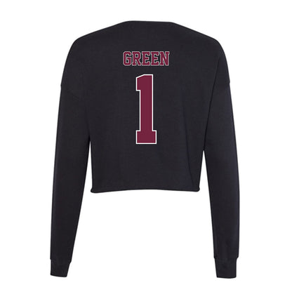 Fordham - NCAA Women's Soccer : Addison Green - Women's Cropped Crew Fleece-1