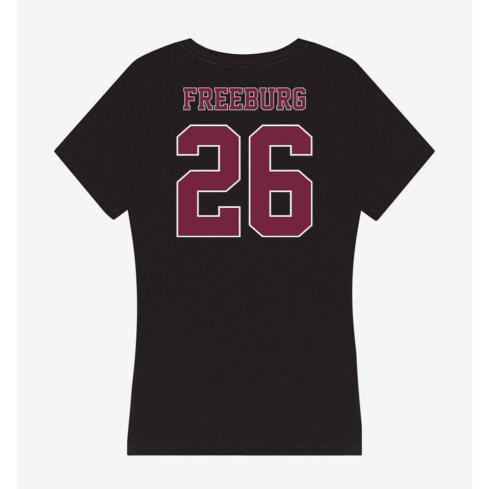 Fordham - NCAA Football : Jack Freeburg - Women's V-Neck T-Shirt-1