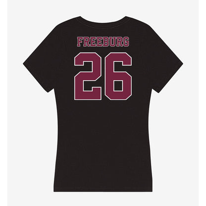 Fordham - NCAA Football : Jack Freeburg - Women's V-Neck T-Shirt-1