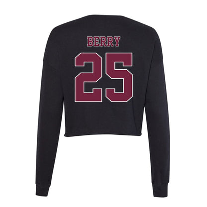 Fordham - NCAA Women's Basketball : Kaila Berry - Women's Cropped Crew Fleece-1