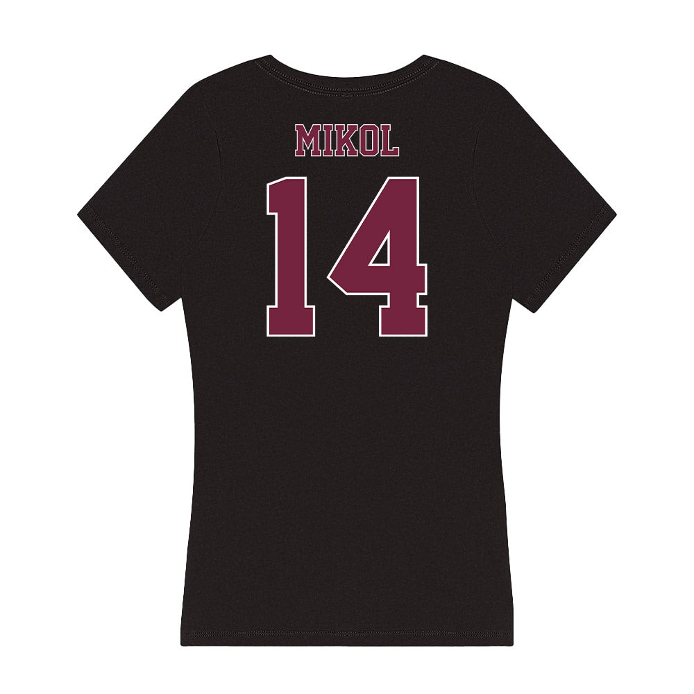 Fordham - NCAA Football : Joe Mikol - Women's V-Neck T-Shirt-1