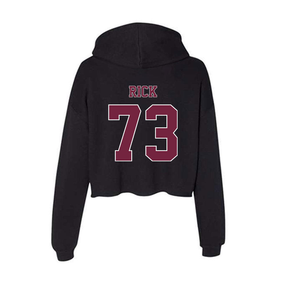 Fordham - NCAA Football : Leo Rick - Women's Crop Fleece Hoodie-1