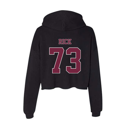 Fordham - NCAA Football : Leo Rick - Women's Crop Fleece Hoodie-1