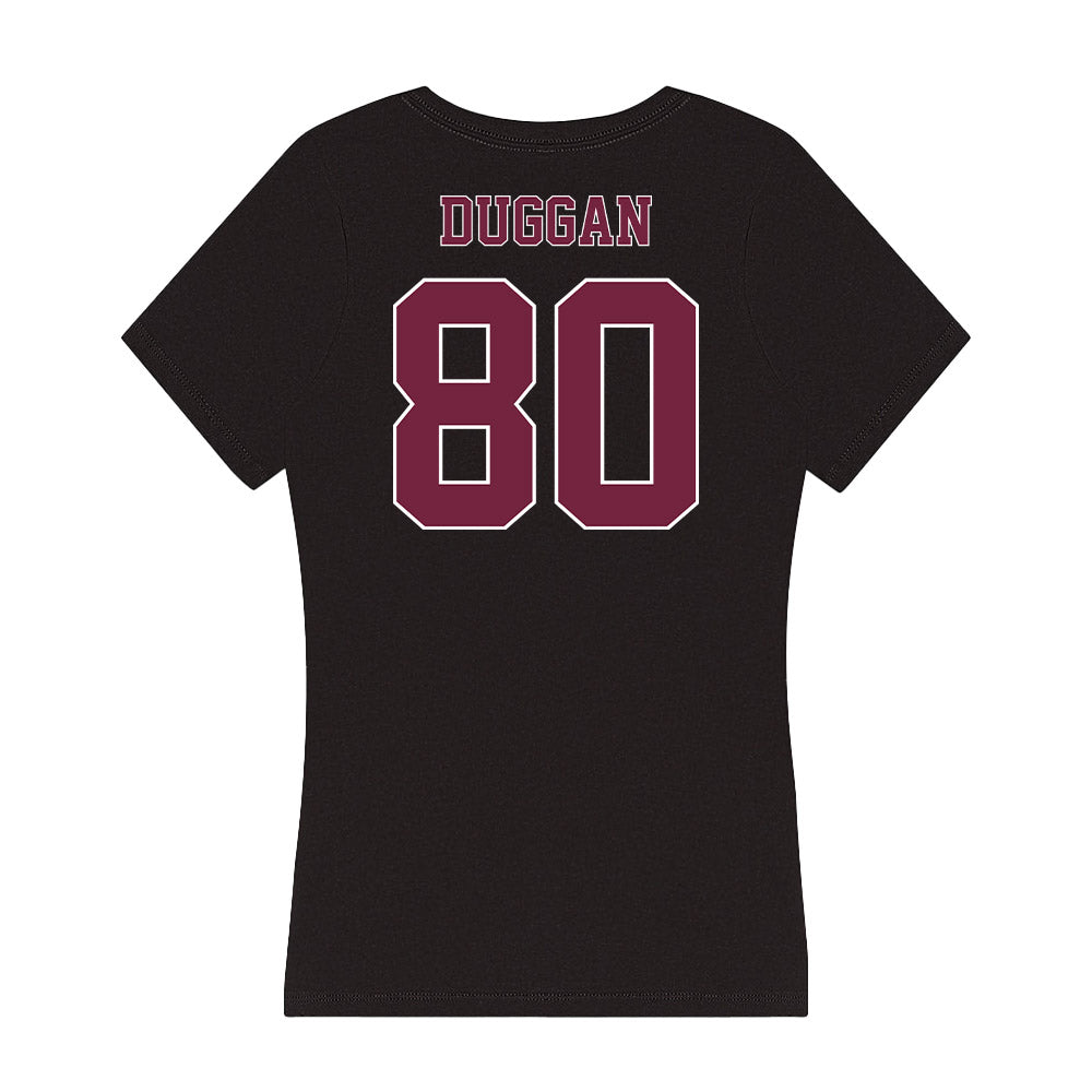 Fordham - NCAA Football : Joey Duggan - Women's V-Neck T-Shirt-1