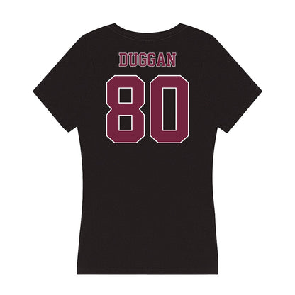 Fordham - NCAA Football : Joey Duggan - Women's V-Neck T-Shirt-1