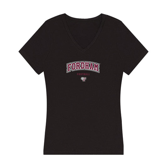 Fordham - NCAA Football : Malachi Coleman - Women's V-Neck T-Shirt-0