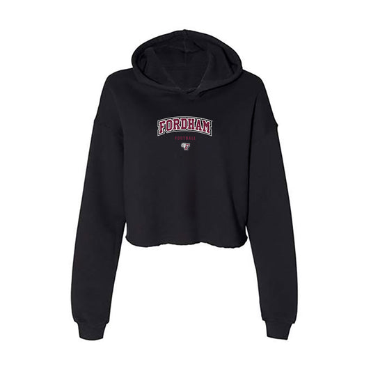 Fordham - NCAA Football : Jack Jedlicka - Women's Crop Fleece Hoodie-0