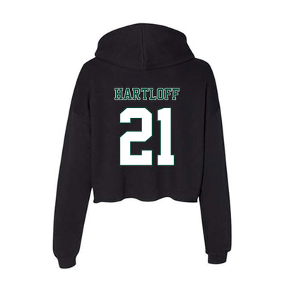 Northeastern State - NCAA Men's Basketball : Caison Hartloff - Women's Crop Fleece Hoodie-1