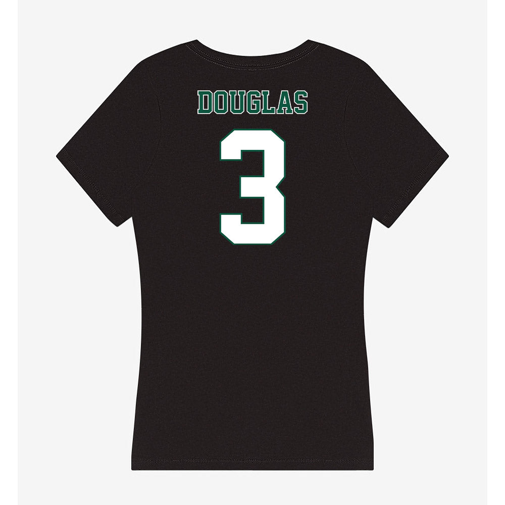 Northeastern State - NCAA Women's Basketball : Deyanna Douglas - Women's V-Neck T-Shirt-1