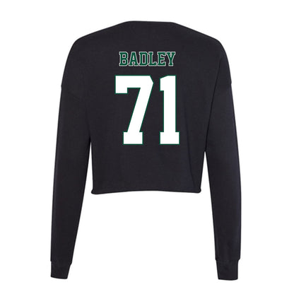 Northeastern State - NCAA Football : Cayson Badley - Women's Cropped Crew Fleece-1