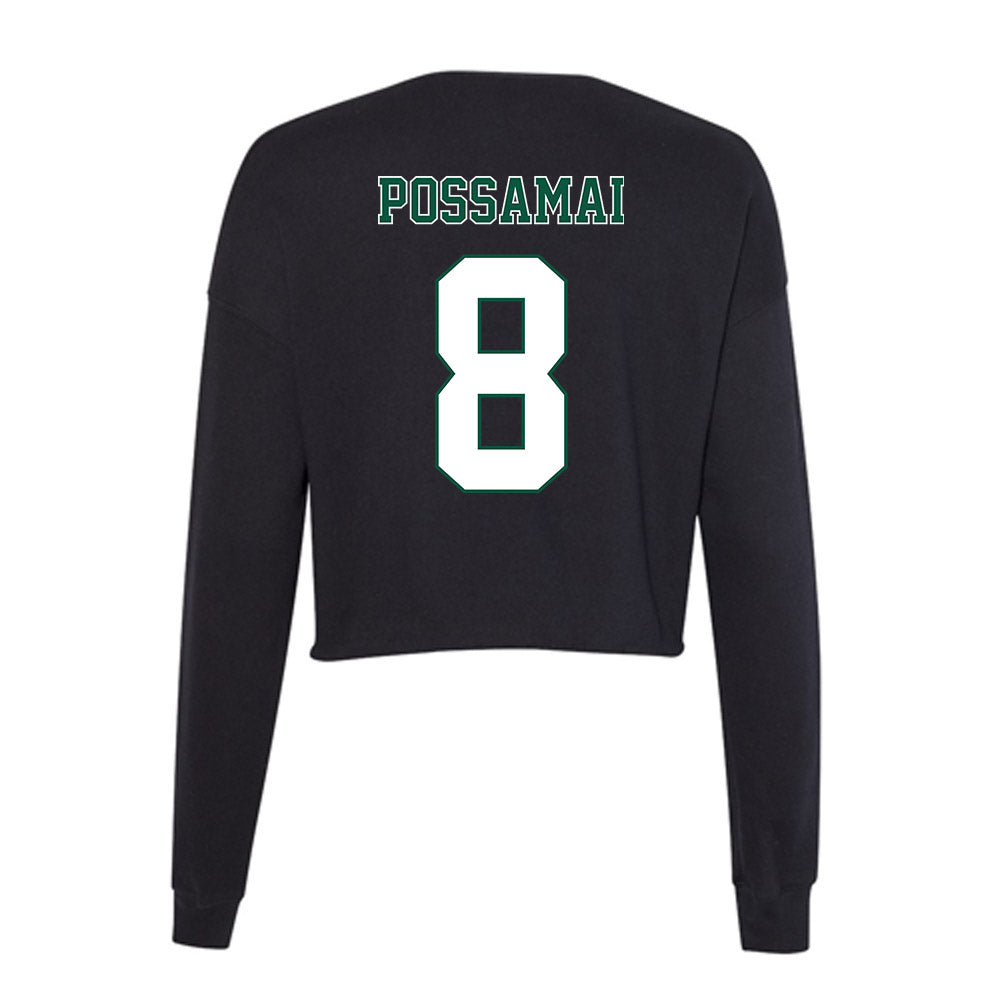 Northeastern State - NCAA Men's Soccer : Matheus Possamai - Women's Cropped Crew Fleece-1
