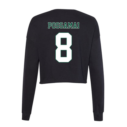 Northeastern State - NCAA Men's Soccer : Matheus Possamai - Women's Cropped Crew Fleece-1