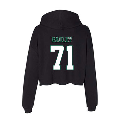 Northeastern State - NCAA Football : Cayson Badley - Women's Crop Fleece Hoodie-1