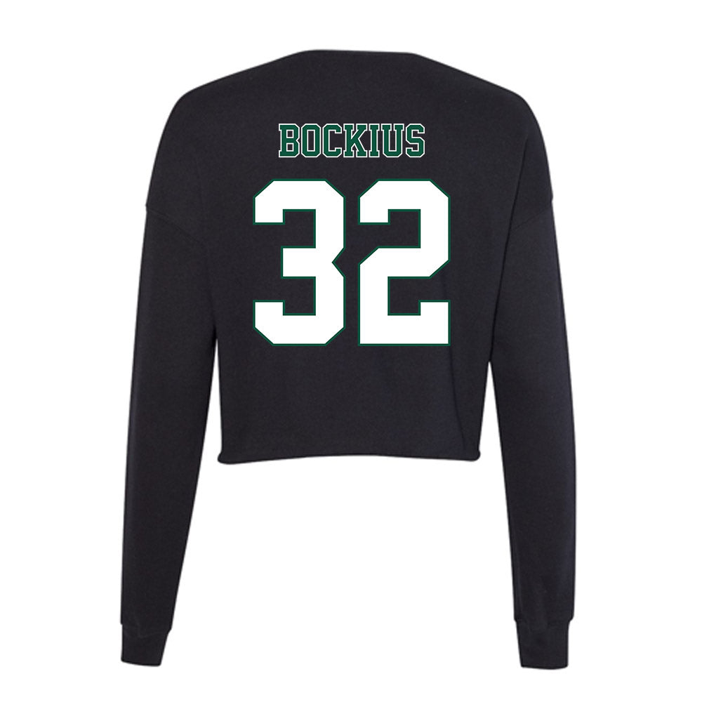Northeastern State - NCAA Baseball : Brazen Bockius - Women's Cropped Crew Fleece-1