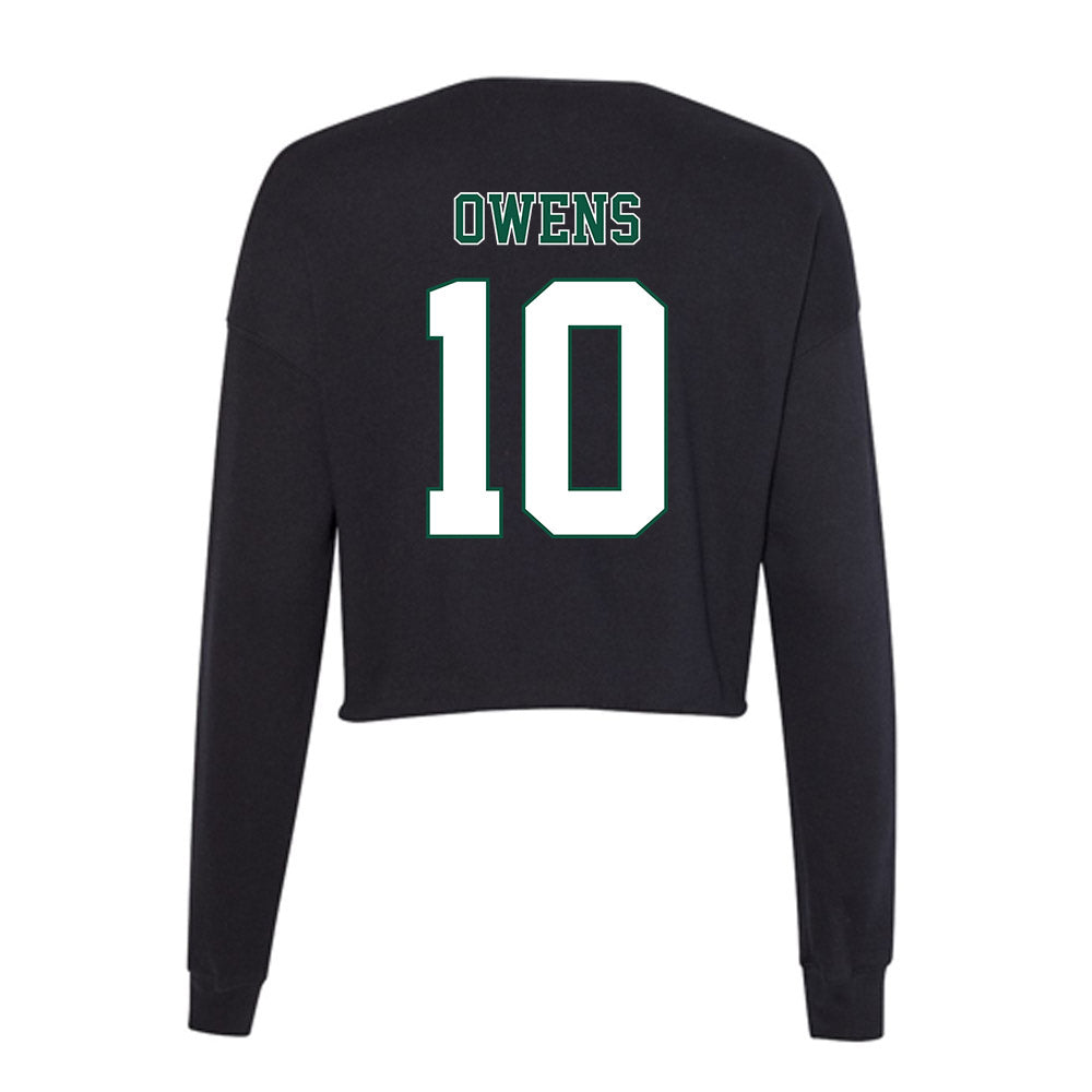 Northeastern State - NCAA Football : Marvelous Owens - Women's Cropped Crew Fleece-1