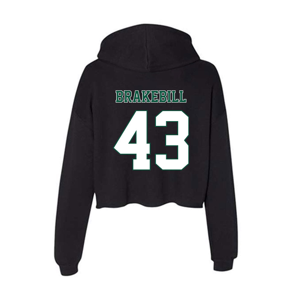 Northeastern State - NCAA Football : Kale Brakebill - Women's Crop Fleece Hoodie-1