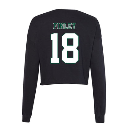 Northeastern State - NCAA Football : Kod Finley - Women's Cropped Crew Fleece-1