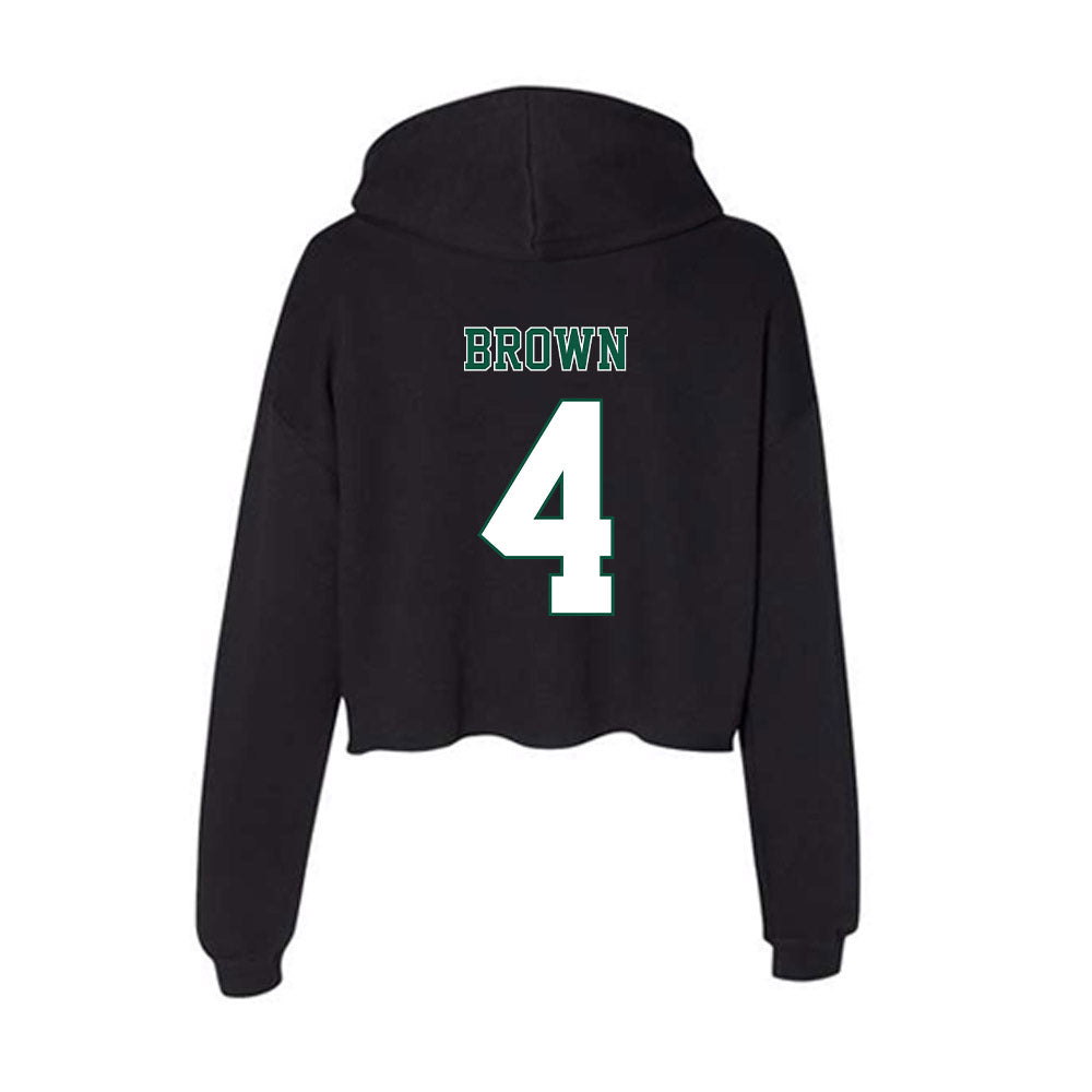 Northeastern State - NCAA Women's Basketball : Aubrey Brown - Women's Crop Fleece Hoodie-1