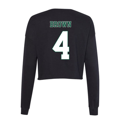 Northeastern State - NCAA Women's Basketball : Aubrey Brown - Women's Cropped Crew Fleece-1