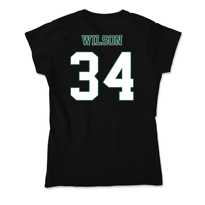 Northeastern State - NCAA Football : Donniel Wilson - Soft Style Women’s T-Shirt-1