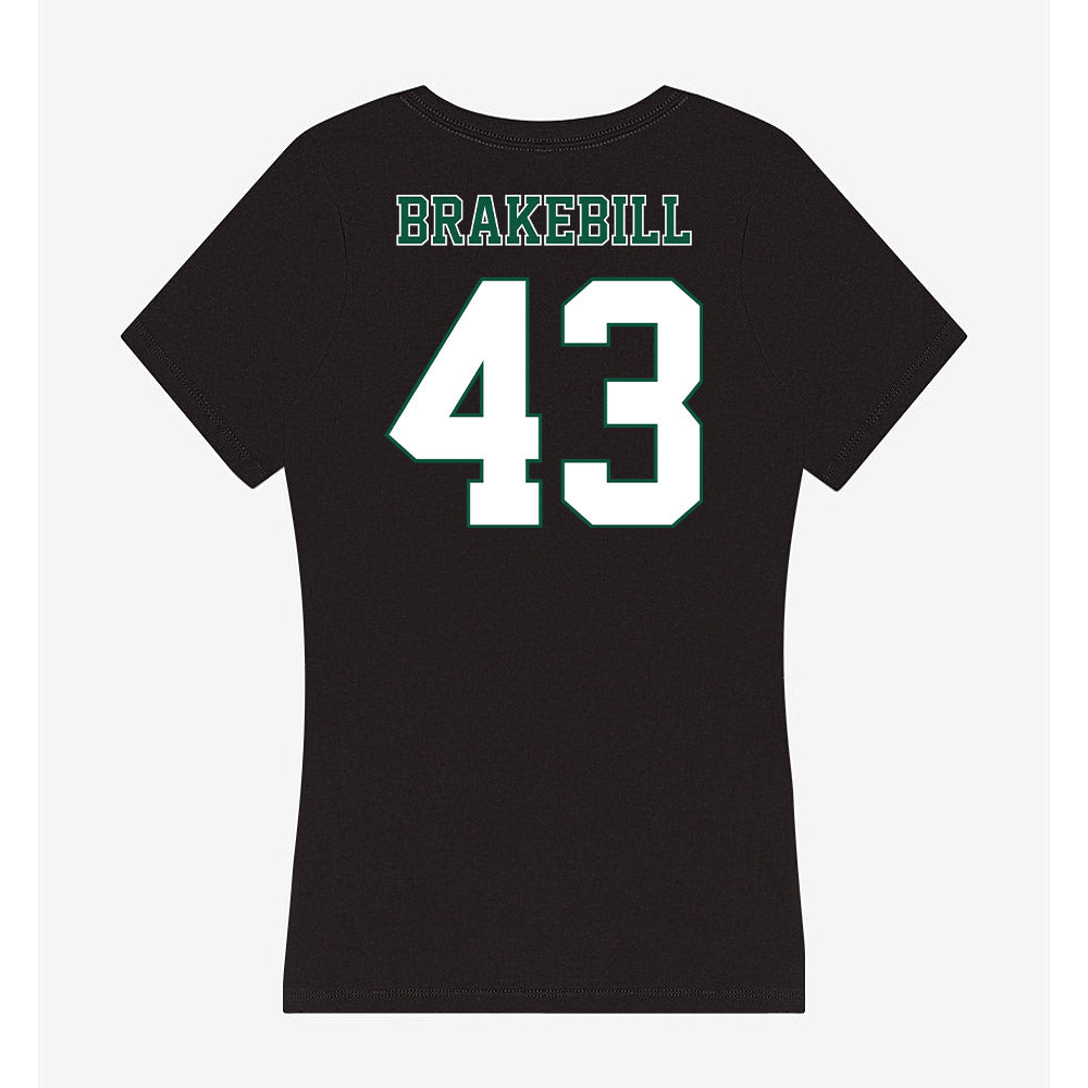Northeastern State - NCAA Football : Kale Brakebill - Women's V-Neck T-Shirt-1