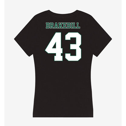 Northeastern State - NCAA Football : Kale Brakebill - Women's V-Neck T-Shirt-1