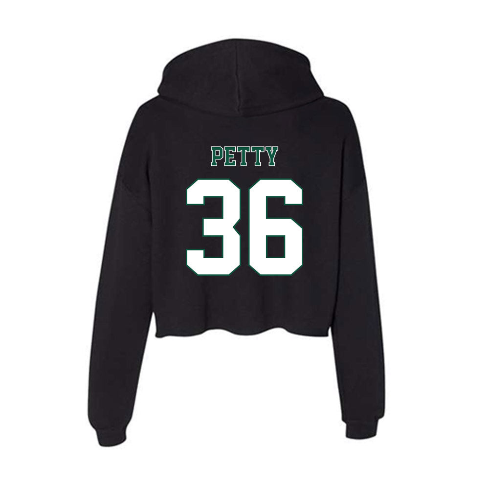 Northeastern State - NCAA Baseball : Preston Petty - Women's Crop Fleece Hoodie-1