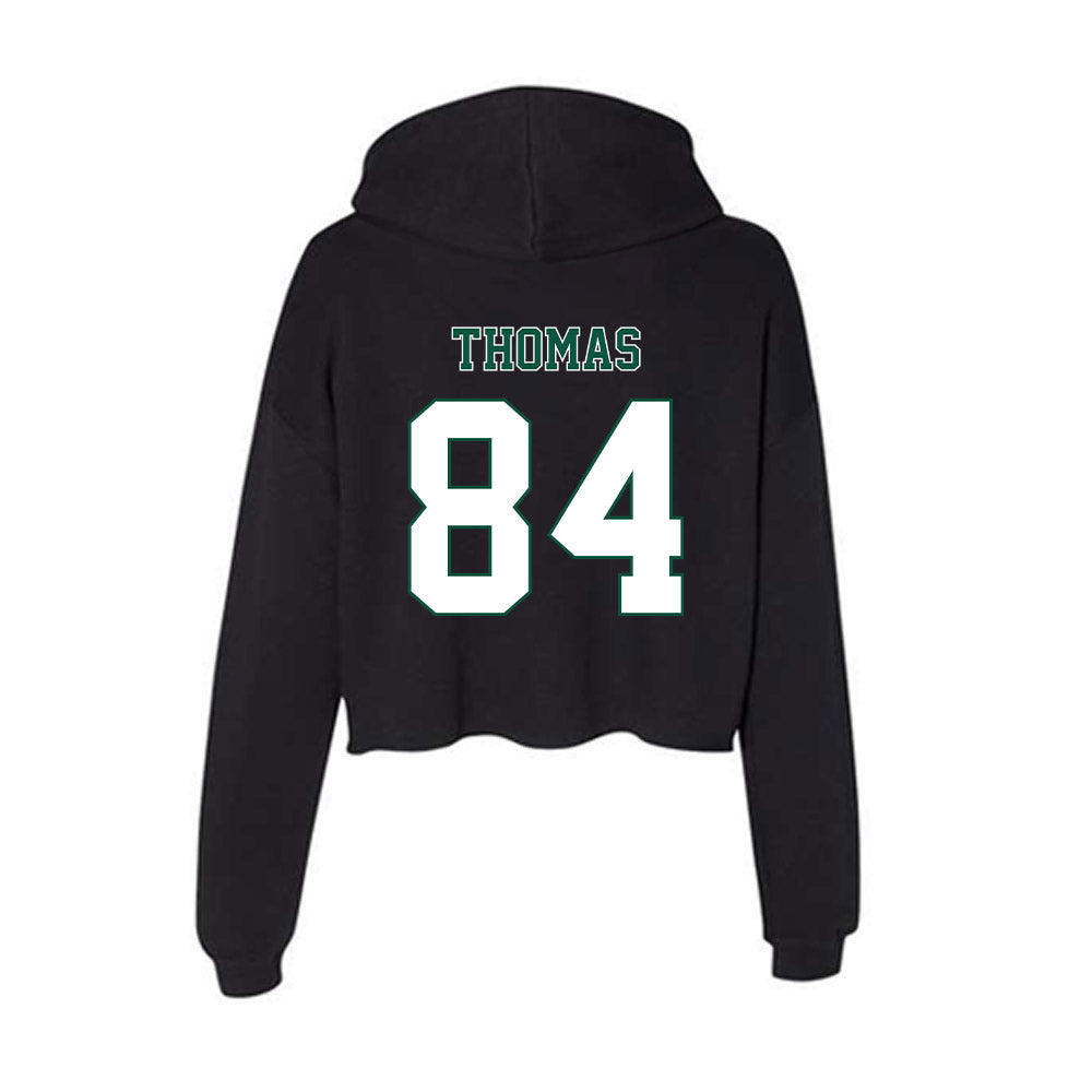 Northeastern State - NCAA Football : Ke'Aunte Thomas - Women's Crop Fleece Hoodie-1