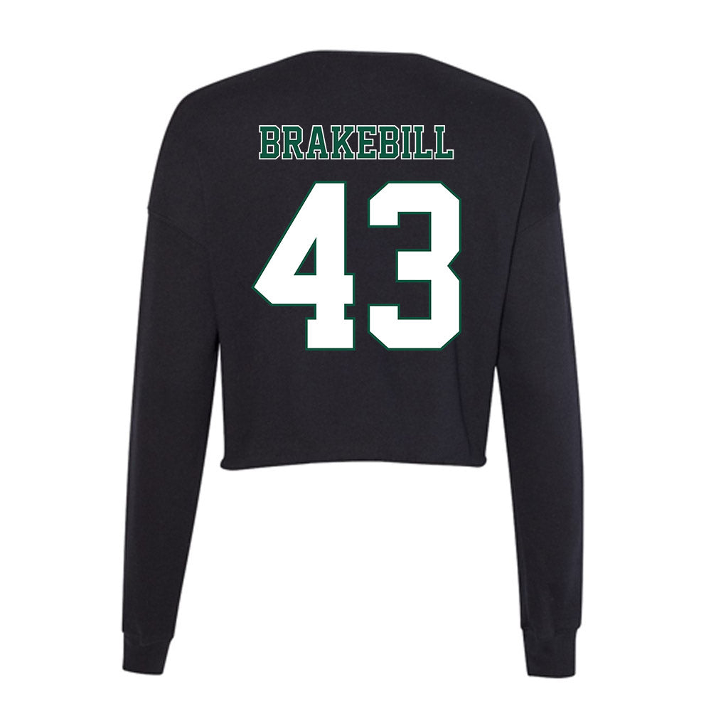 Northeastern State - NCAA Football : Kale Brakebill - Women's Cropped Crew Fleece-1