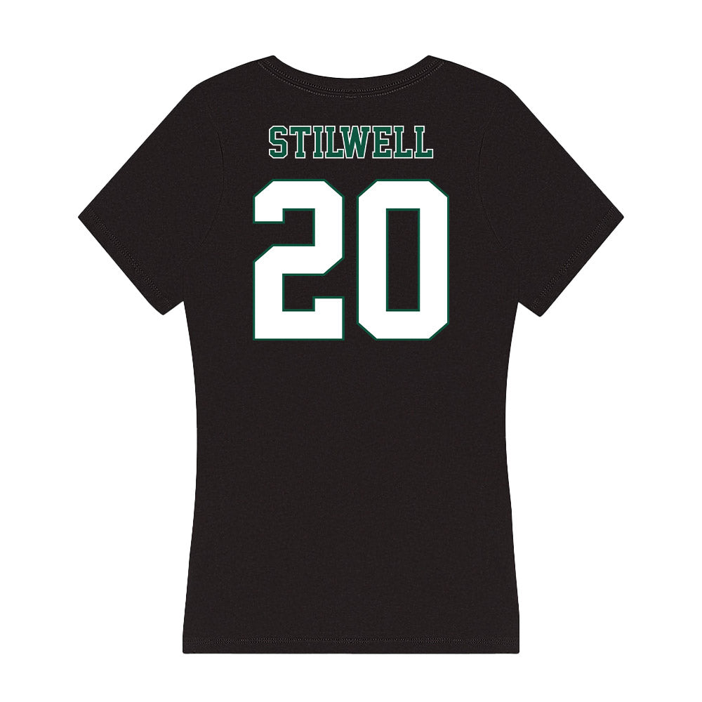 Northeastern State - NCAA Softball : Elisha Stilwell - Women's V-Neck T-Shirt-1